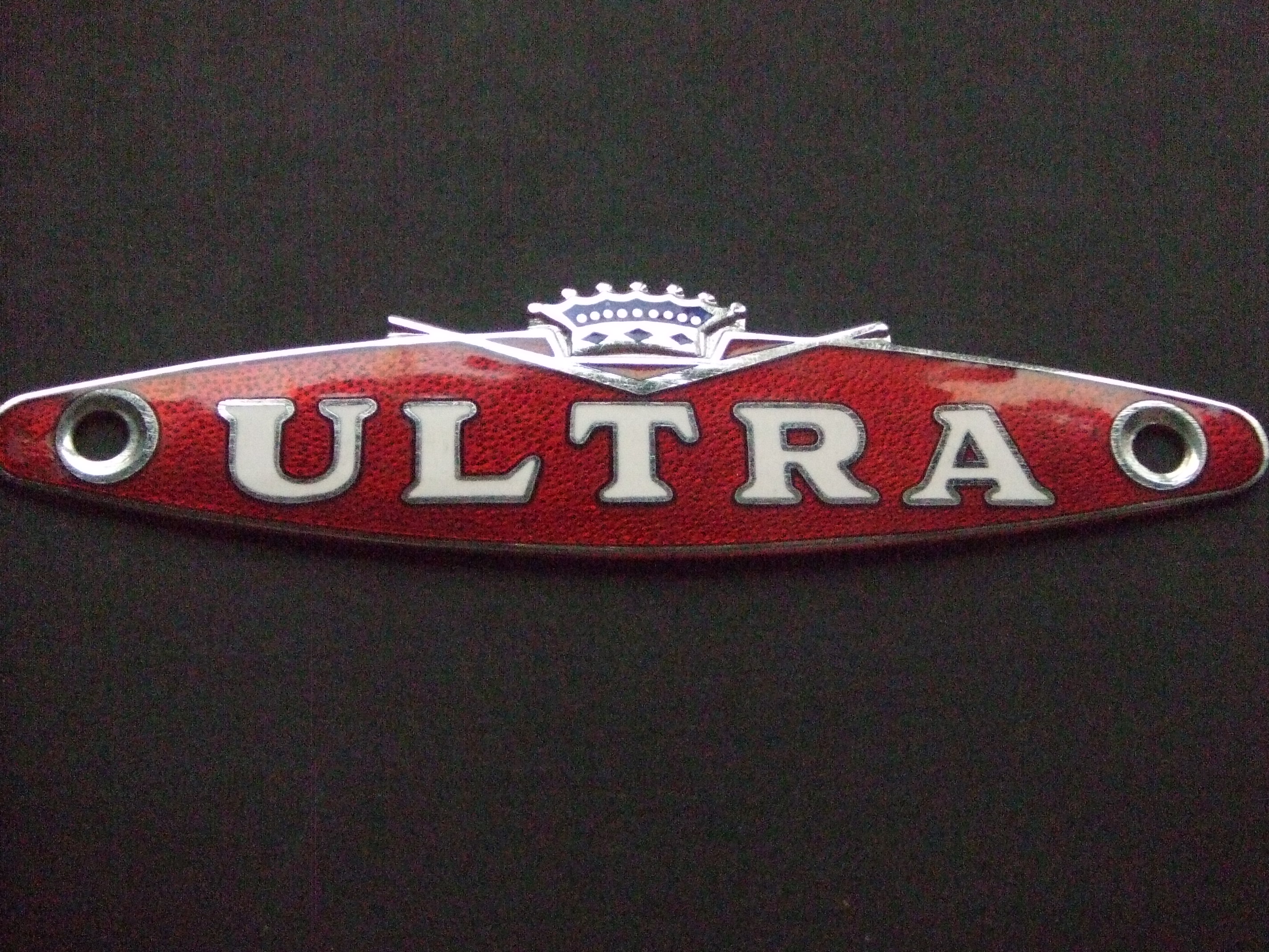 Cadillac Ultra  emaille plaatje
